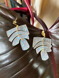Balance Earrings in Opalite