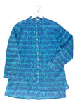 Long Cotton Button-Down Shirt