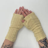 Fingerless Cashmere Gloves