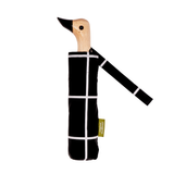 Compact Duckhead Umbrella in Black Grid
