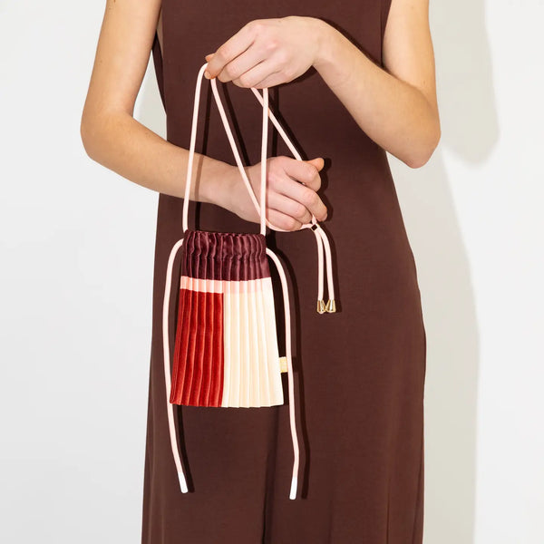 Ruby Mini Pleated Bag