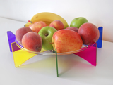 Acrylic Rainbow Fruit Bowl