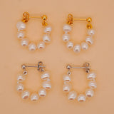 Pearl Ear Jacket Earrings