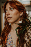 Porcelain Swan Earrings