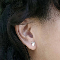 Frenchie Face Post Earrings
