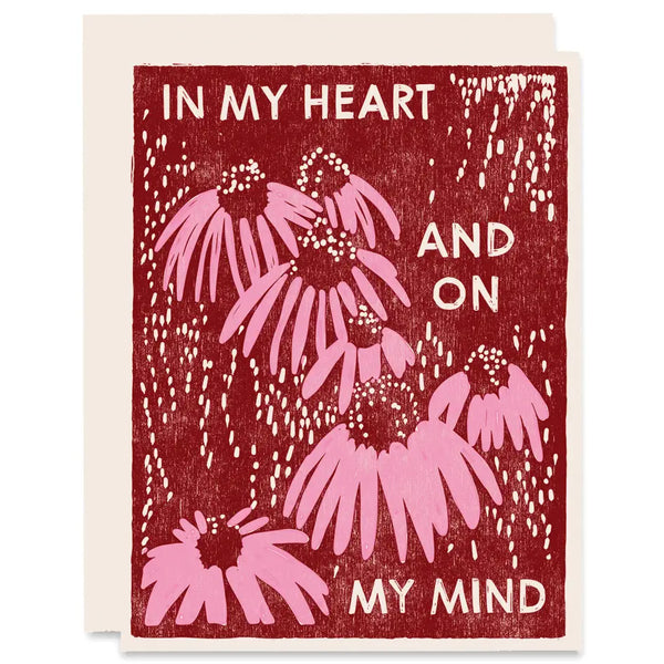 Coneflowers On My Mind Friendship Card