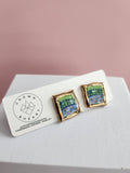 Mini Masterpiece Porcelain Stud Earrings