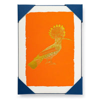 Orange Hoopoe Notelet Cards 5-Pack