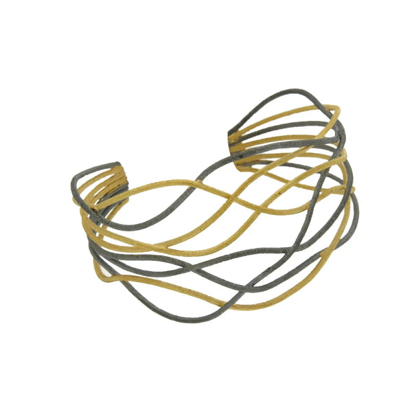 Golden Rhodium Fusion Cuff