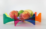 Acrylic Rainbow Fruit Bowl