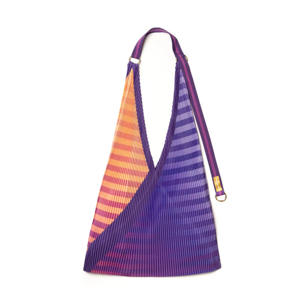 Pleated Y Bag Claudia Purple