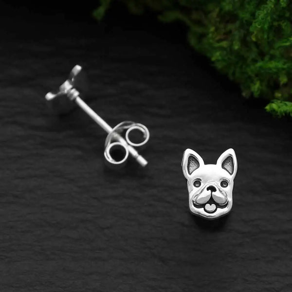 Frenchie Face Post Earrings