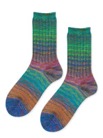 Cosmic Space Dye Crew Socks
