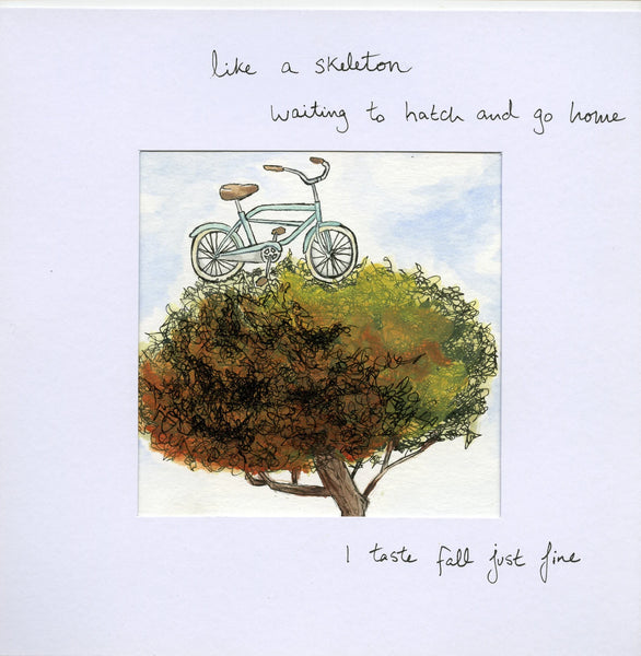 Autumn Haiku Print Single