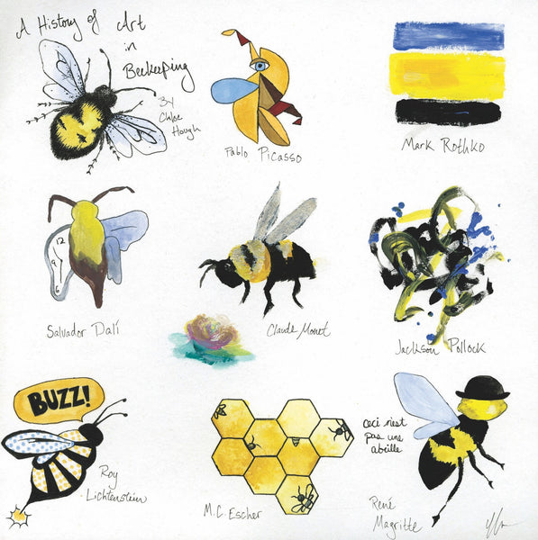 A History of Art in Beekeeping Print