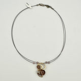 Mauve Glass Necklace