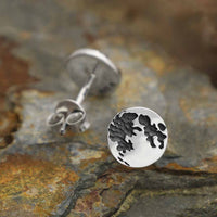 Full Moon Post Earrings