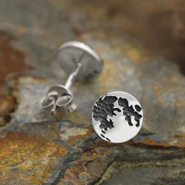 Full Moon Post Earrings