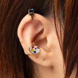 Paint Brush & Palette Ear Cuff