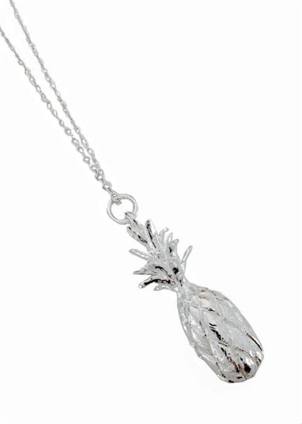 Pineapple Welcome Necklace Sterling Silver