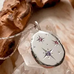 Purple Night Sky Necklace