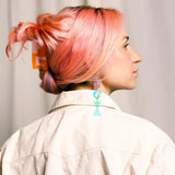 Mobile Earrings in Iridescent Ripple
