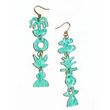 Mobile Earrings in Iridescent Ripple