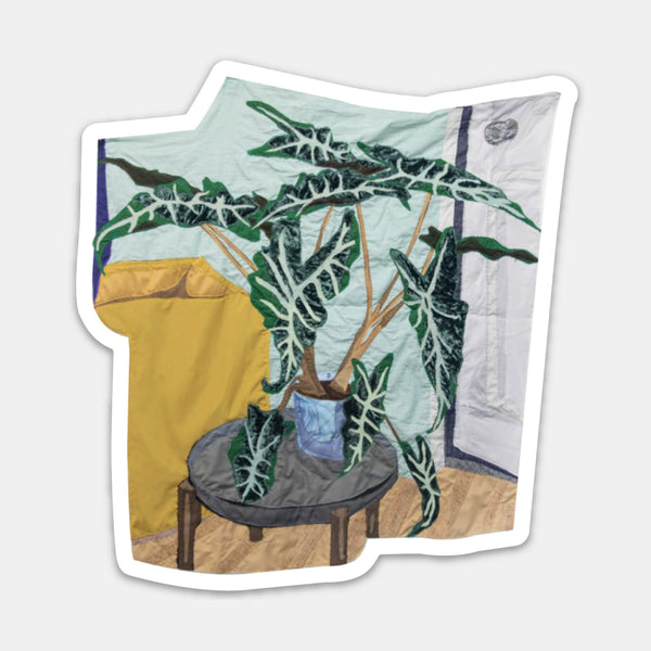 Still-Life with Alocasia Plant Sticker