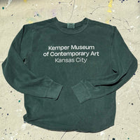 * Kemper Museum Logo Sweatshirt Green