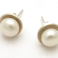 Sterling & Pearl Earrings
