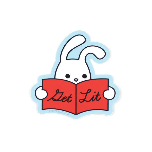 Get Lit Bunny Sticker