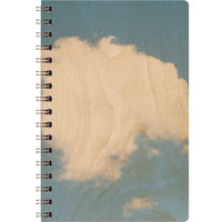 Clouds Wooden Notebook