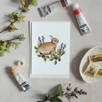 Wild Rabbit Greeting Card