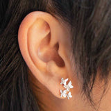 Butterfly Cluster Post Earrings