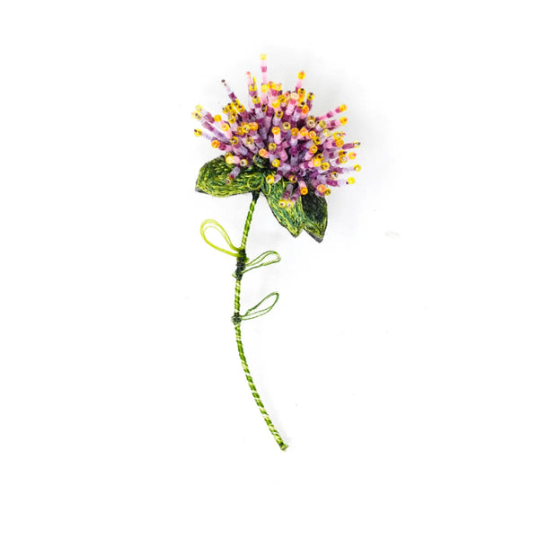 Globe Amaranth Brooch