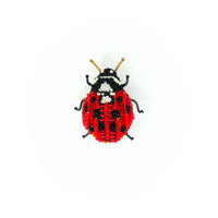 Lady Bug Beetle Brooch