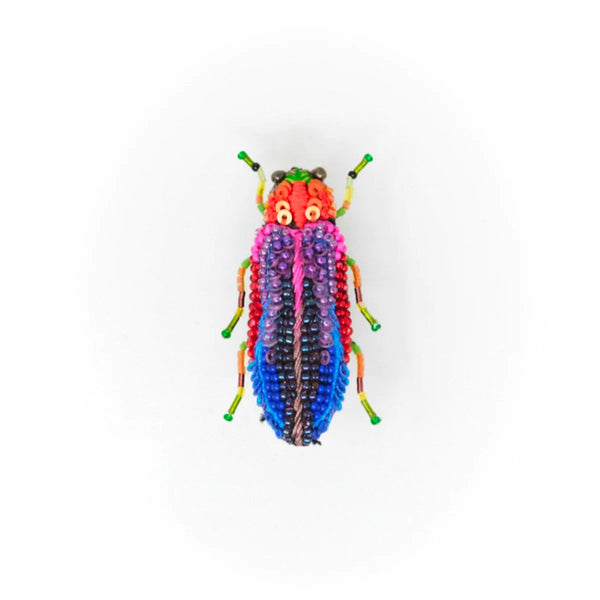 Metallic Beetle Brooch