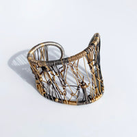 2" Two Tone Tangle Cuff: TA685