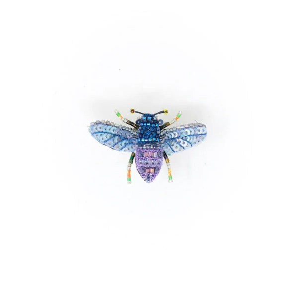 Violet Carpenter Bee Brooch