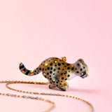 Ceramic Animal Figurine Necklace