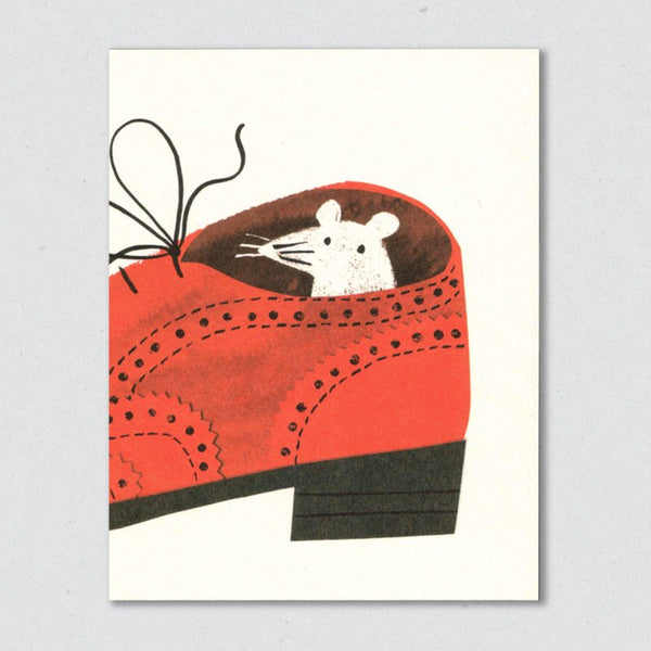 Mouse in Brogue Card