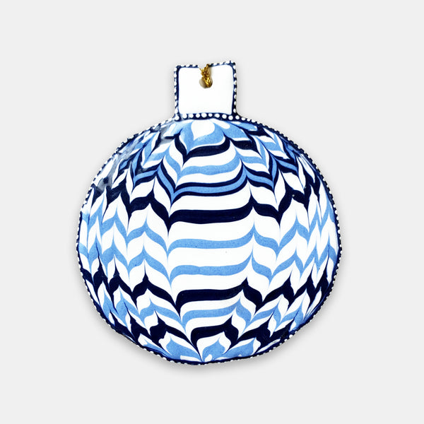 Feathered Ball Ornament