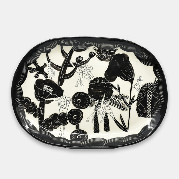 Botanical Dancers Platter